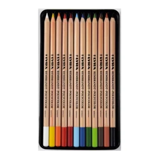 مداد رنگی 12 رنگ پلی کالر لیرا