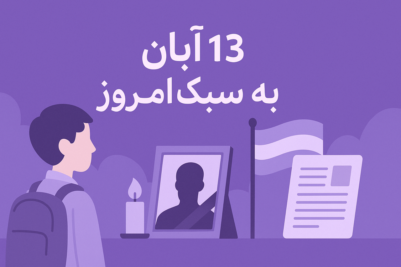 از دیوار مدرسه تا روزنامه دیواری؛ روایت ۱۳ آبان به سبک امروز