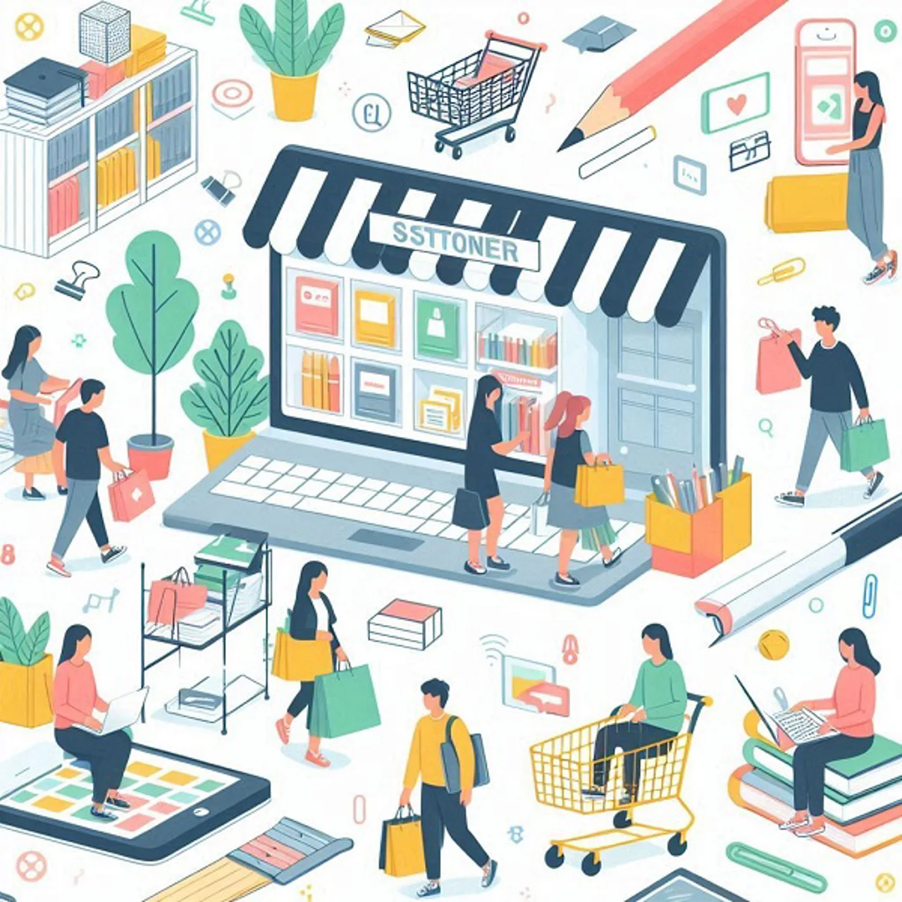 خرید لوازم‌التحریر فانتزی آنلاین یا حضوری؟