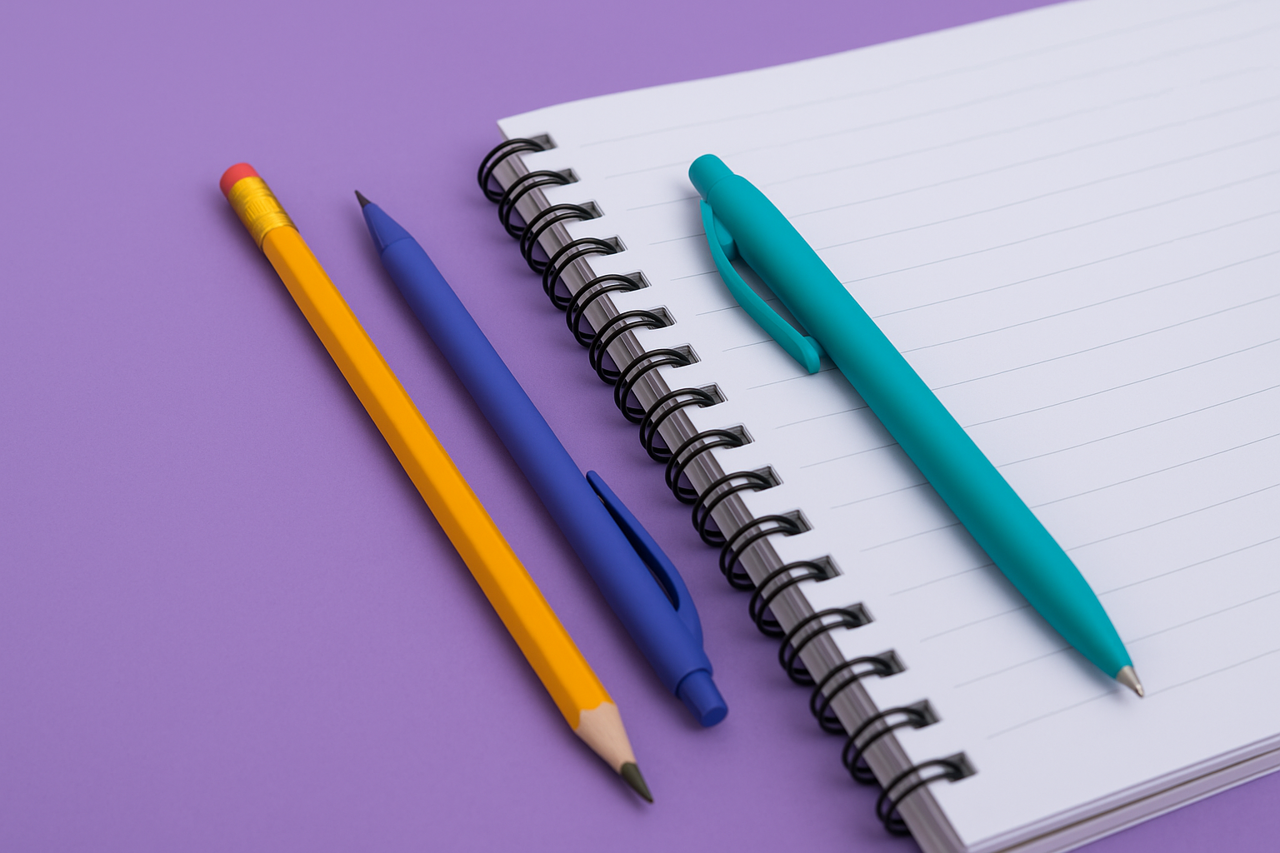 🖊️ خودکار یا مداد؟ کدام انتخاب بهتری است برای مدرسه، امتحان و یادداشت‌برداری تخصصی؟