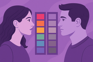 چرا زنان رنگ‌ها را بهتر و دقیق‌تر تشخیص می‌دهند؟ | تحلیل علمی و کاربردی