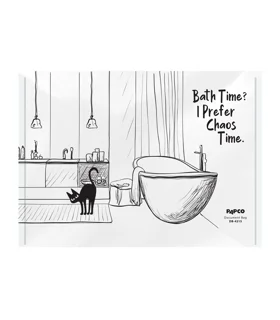 پوشه دکمه دار سایز A4 پاپکو Papco طرح بلک اند وایت