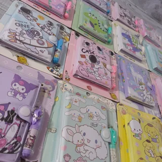 دفتریادداشت فانتزی با خودکار دینو