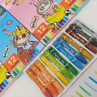 مداد شمعی ۱۲ رنگ لبوبو (Labobo)