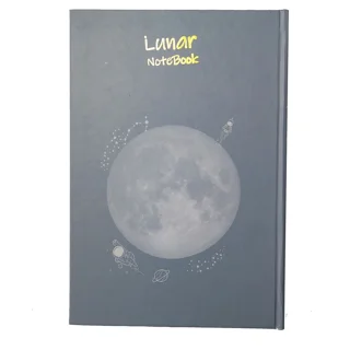 دفتر بولت ژورنال ایمان مدل Lunar Notebook | طرح ماه و فضا