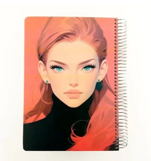 دفتر 100 برگ مدیر طرح دختر چشم‌آبی