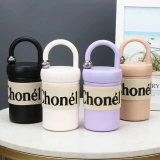 تراول ماگ دسته‌دار Chanel از برند ECOVISTA مدل 390