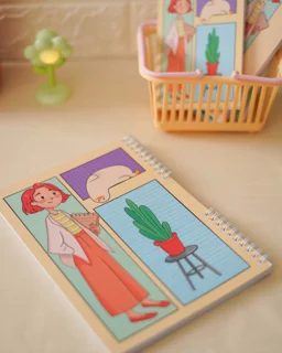 دفتر مشق اسمارتیز سری Back to School – طرح کاکتوس